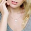 Stainless Steel Necklace For Women Personalised Key Pendant Custom Carved Name Date Choker Men Jewelry Gifts Collares Para Mujer