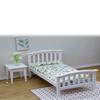 1 Piece 1:12 Dollhouse Accessories Miniature Floral Single Bed Model Furniture Bedroom Micro Scene Decoration