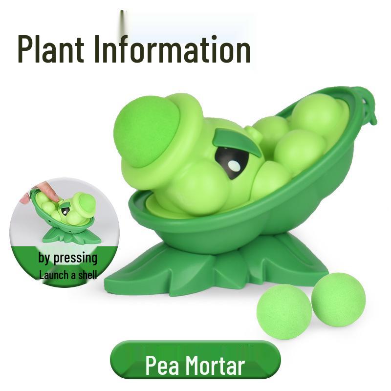 Plants vs. Zombies Toy Set: Machine Bug, Football Gun, Pea Pod, Carnivorous Plant Models