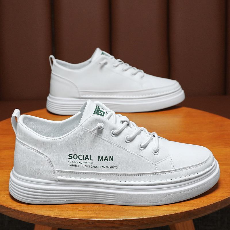 Men's Casual Sneakers Fashion Designer Sneakers Outdoor Comfortable Leather Shoes Summer Versatile Chunky Shoes Tenis Masculino