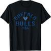 Buffalo Bulls 1864 Vintage Logo Unisex-Adults Black T-Shirt