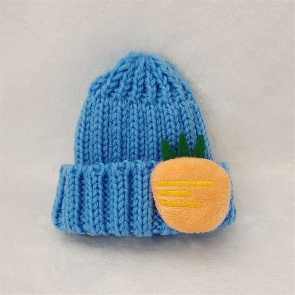 Doll Woolen Hat for Dollhouse Miniature for 15cm Labubu Color Match Hat Kawaii Cute Doll Accessories Kids Girls Toys