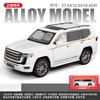 1:18 Land Cruiser LC300 SUV Alloy Car Model Diecasts Metal Offroad Vehicles Car Model Sound Light Childrens Toys Gift