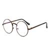 Mobile Phone Glasses Anti-Blue Light Retro Metal Round Frame Anti-Blue Light Glasses Round Glasses Frame Flat Mirror Men And Women