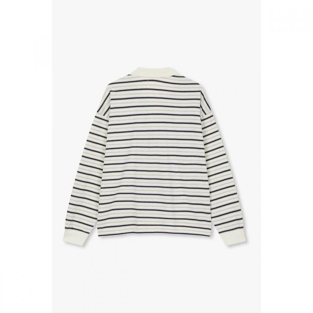 STUDIO TOMBOY Casual STripe Collar T shirT 9176322981