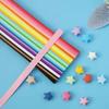1350/360/520Pcs Colorful Origami Star Paper Strips Solid Color DIY Crafts Decorations Gift Kindergarten Teaching Materials