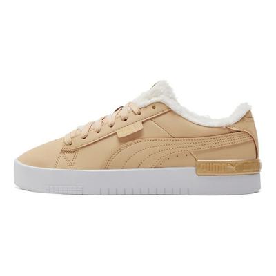 Jada Fleece Low-Top Sneakers Women Sneakers Khaki 382703-02