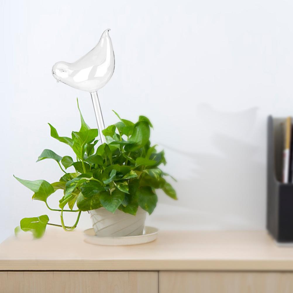 Plant Watering Bulbs Glass Self Watering Stakes Water Globe for Garden Patio Flower Pot Hanging