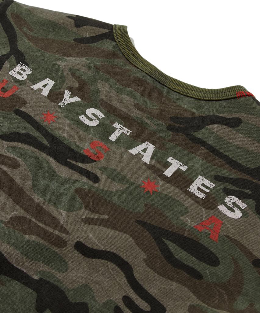 PENFIELD Washed Bay State Camo T-Shirt Green_Fs2Kt64U