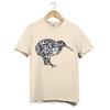 Kiwi Bird T-Shirt | Tribal Animal Line Art Tee | New Zealand Nature Bird Design