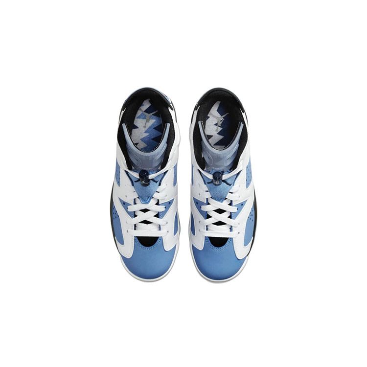 Air Jordan 6 Retro GS UNC Home Kids Sneakers Blue University-Blue White 384665-410