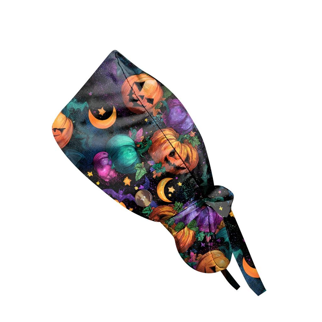 Șapcă de lucru cu imprimeu de Halloween la modă, șapcă casual pentru femei, șapcă de spălat, șapcă Baotou