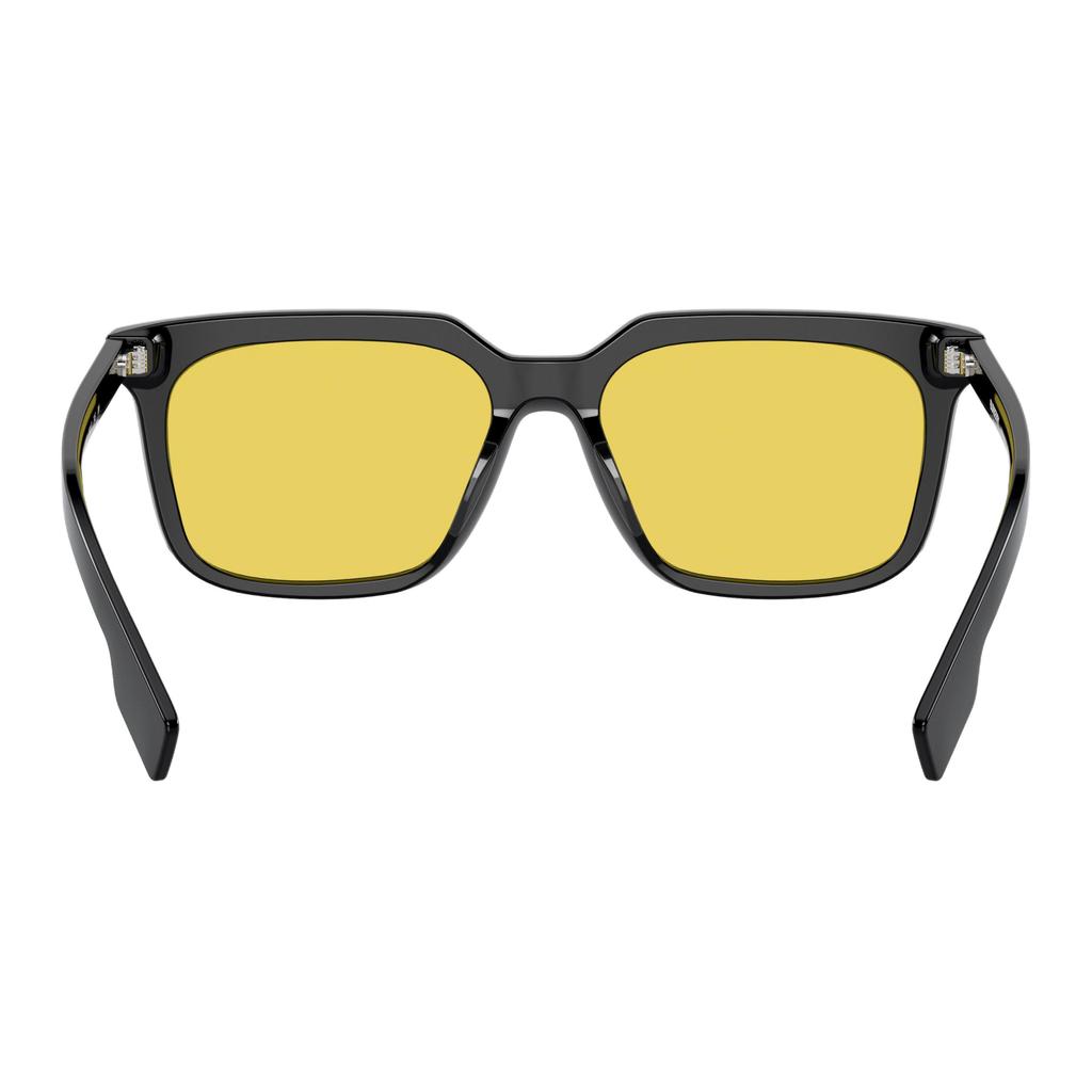 Burberry 4337F Rectangular Sunglasses With Logo Men Sunglasses Yellow B4337-F-3001/85