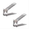 2Pcs Transparent Shoes Storage Rack Anti-slip Shoe Holder Shoe Storage Organizer  Flat Bottomed