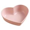 Convenient Serving Plate Easy To Clean Dessert Dish Heart-shaped Food Grade Snack Plate  Pack Food