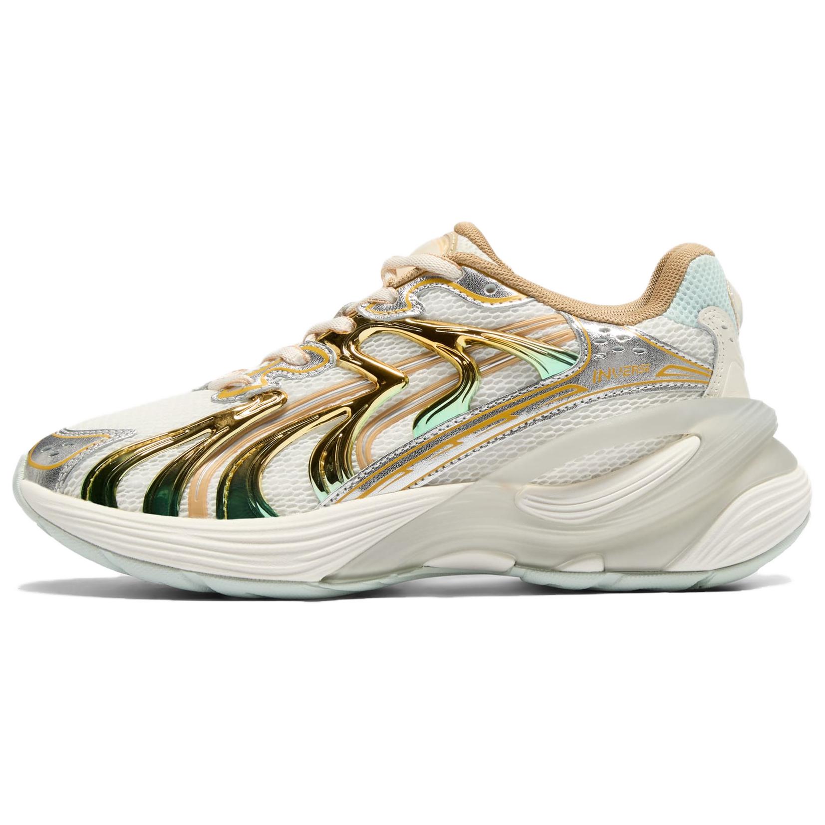 Puma Inverse Shimmer Women s Warm White Archive Gold 402972-01 EU 37