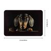 Cute Dachshund Dog Front Floor Door Entrance Mat Outdoor Puppy Pet Kitchen Bath Doormat Living Room Carpet Rug