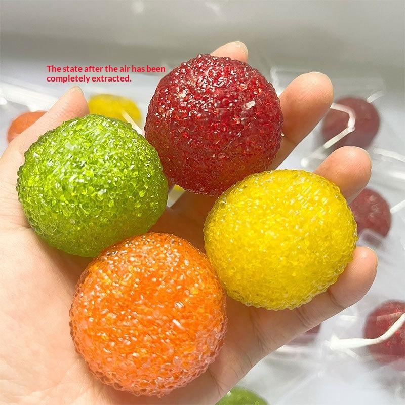 Simulation Bayberry Sand Squeeze Toy Soft Slow Rebound Stress Relief Toy Multi Color For Kids Adult Office Relax Gift Use