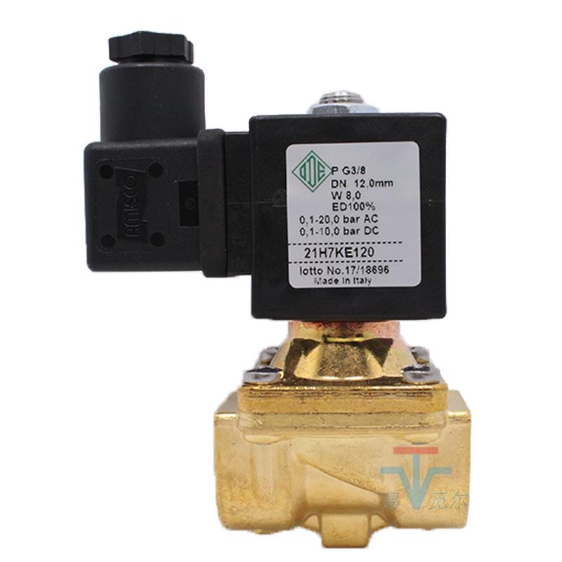 Italy Solenoid Valve 21H7KE120 DN10 24V Two-Way Pilot-Operated Steam Switch Valve