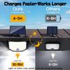 254LED Outdoor Solar Lights Garden Solar Powered Security Light Flood Light Motion Sensor 3 Mode Waterproof Garden Shed Yard