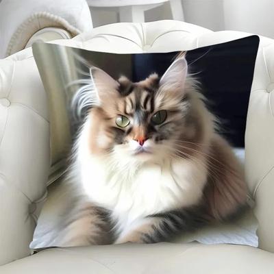 Față de pernă decorativă de lux pentru casă, pentru living, husă de pernă pentru canapea, husă de pernă cu model de animal sălbatic, tigru, leu