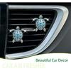 Sea Turtles Car Decor,Cute Beach Themed Air Freshener Vent Clips,2Pcs Glamorous Blue Turtle Coastal Car Accessories Interior Decoration For