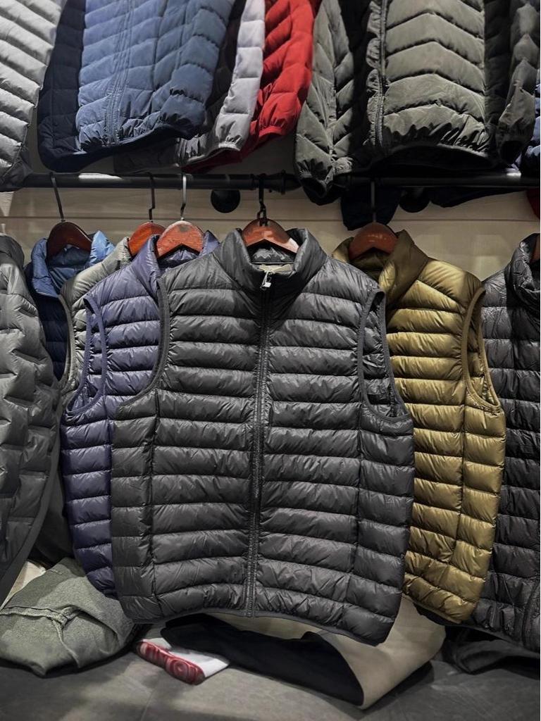 Herren Federleichte Daunenweste – Schlanke, Ärmellose Winterjacke für Väter und Senioren