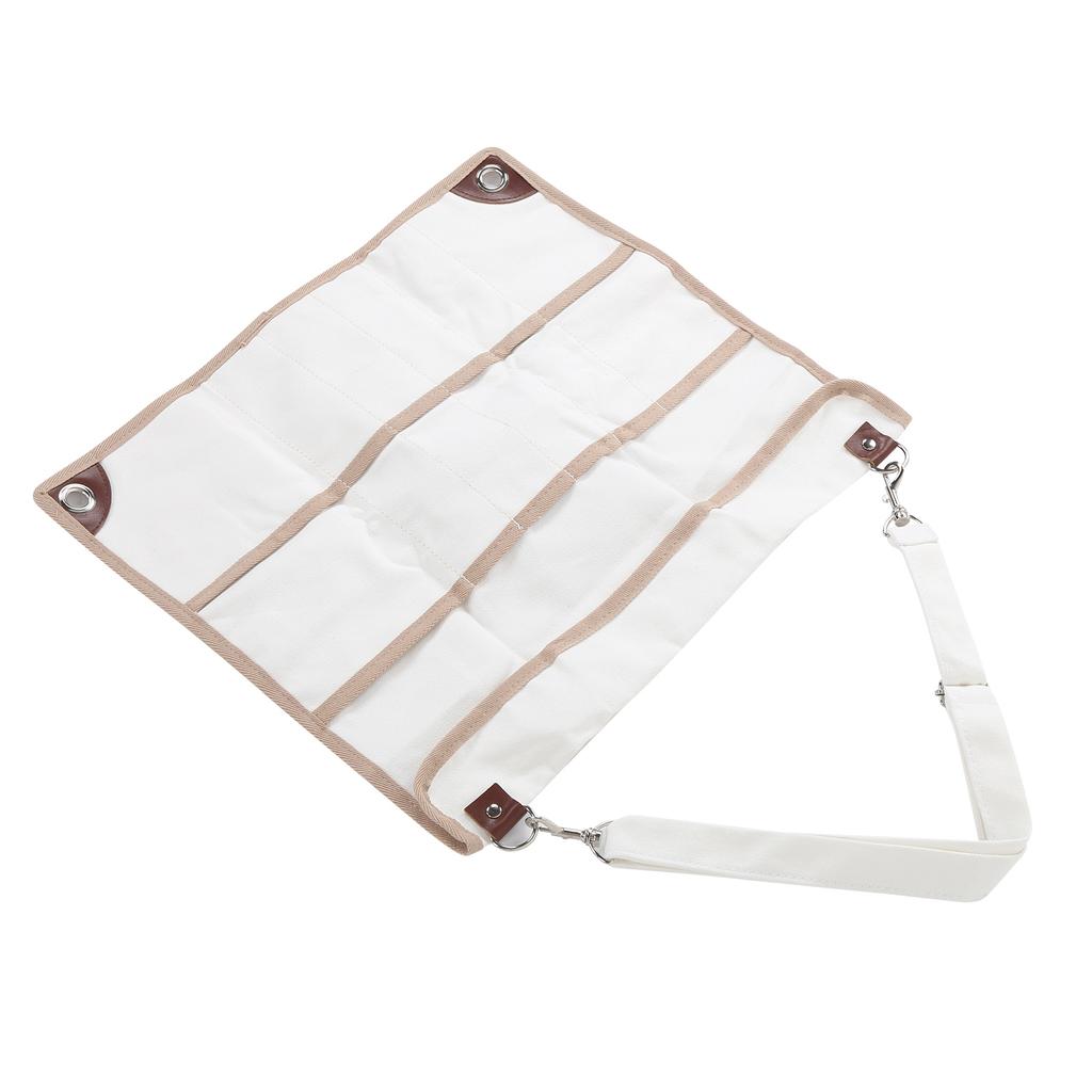 Geschirr Aufbewahrungstasche Faltbar Verstellbar Mehrere Taschen Bestecktasche für Rucksacktouren BBQ Camping Wandern