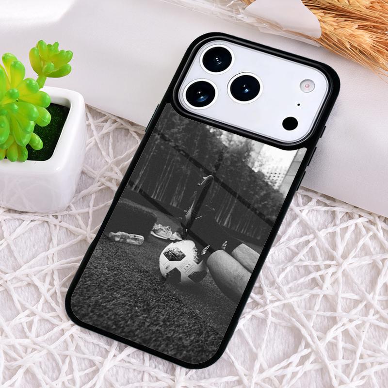 Football Soccer Phone Case for iPhone 17 Air 16 15 11 12 14 13 Pro Max Shockproof Cover