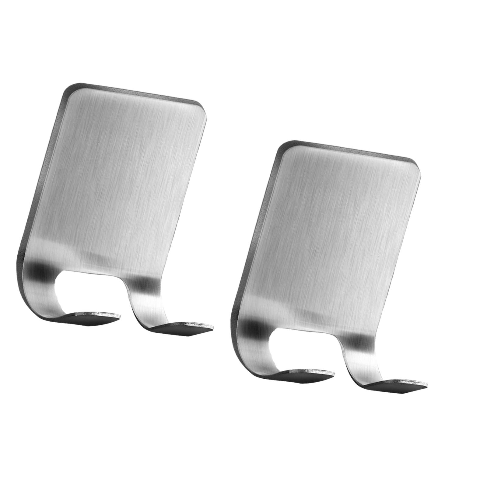 

2Pcs Wall Shaving Shaver Holder Shelf Multipurpose Shaving Hook Metal Hanger For Razors Brushes Easy to Install 1