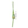 Cowhide pea bag charm keychain car accessories handmade pea pods leather bag pendant High-end bag accessories