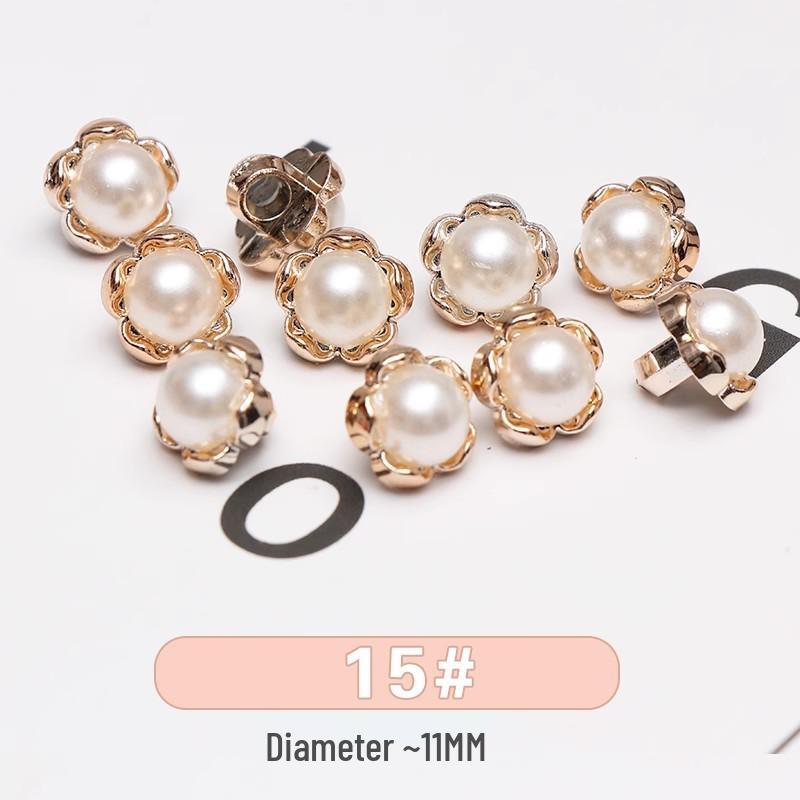 Exquisite Perlenknopf-Kollektion für Damen: Vielseitige Hemd- & Rock-Dekorationsaccessoires