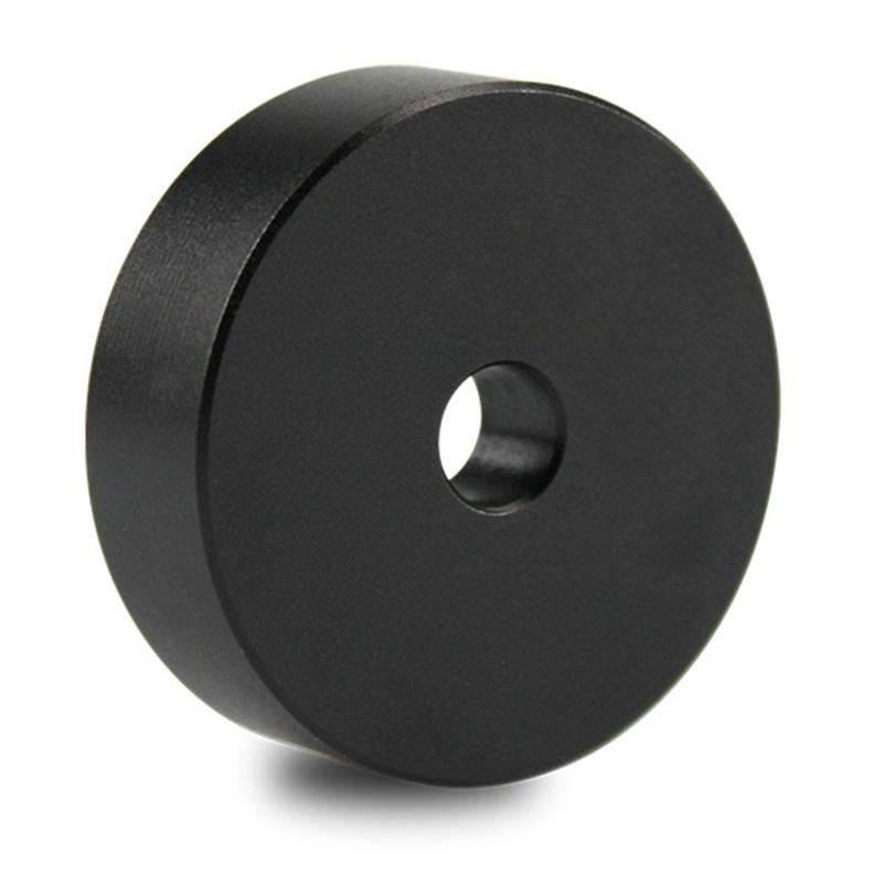 Adaptateur de Plateau Tournant 45 Tours en Aluminium Remplacement Adaptateur de Centre de Disque Vinyle Pour Disques EP 7 Pouces Avec Trou Central de 8 mm