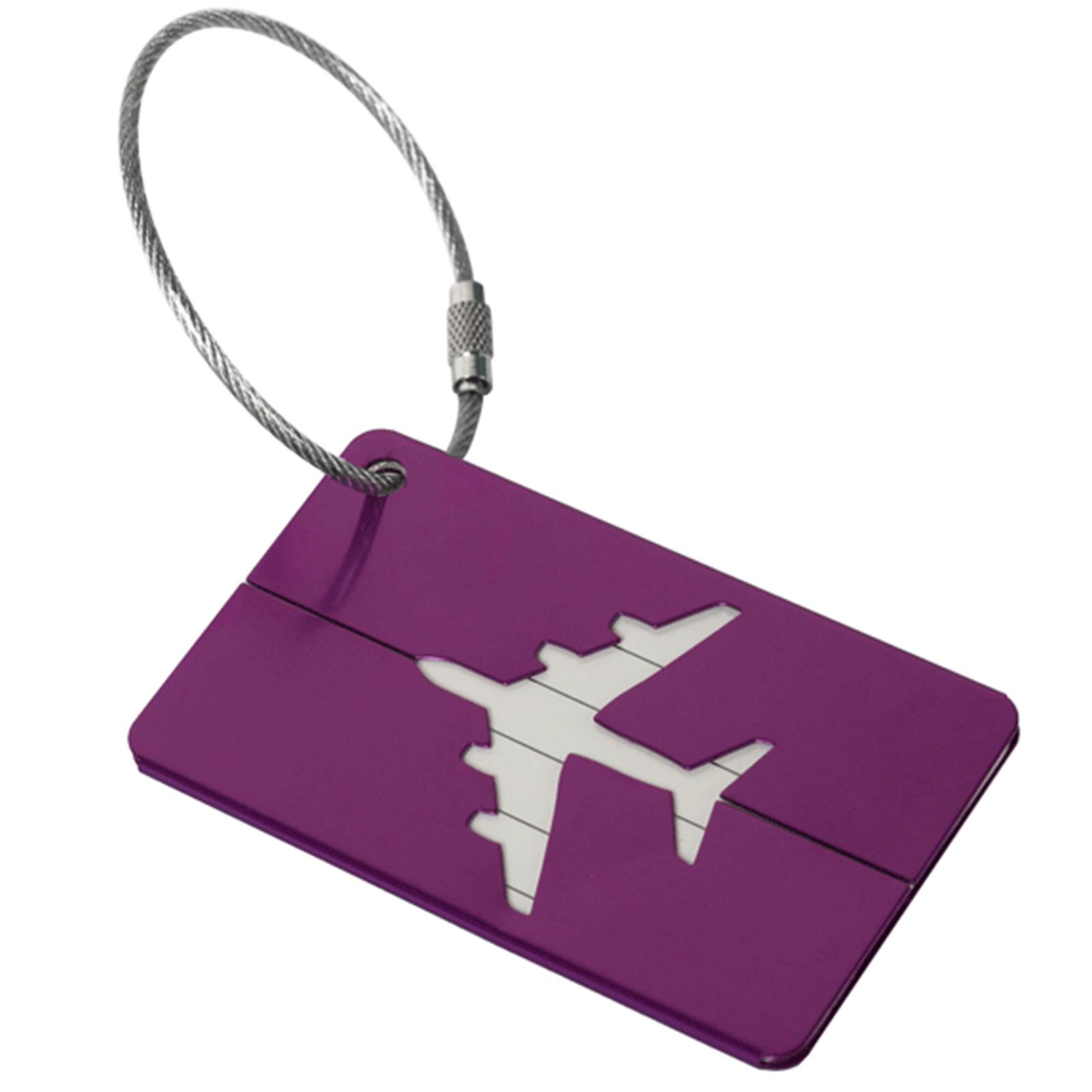 Бирки для чемодана Бирка для багажа Бирки для рюкзака с металлической петлей Имя — фото 17