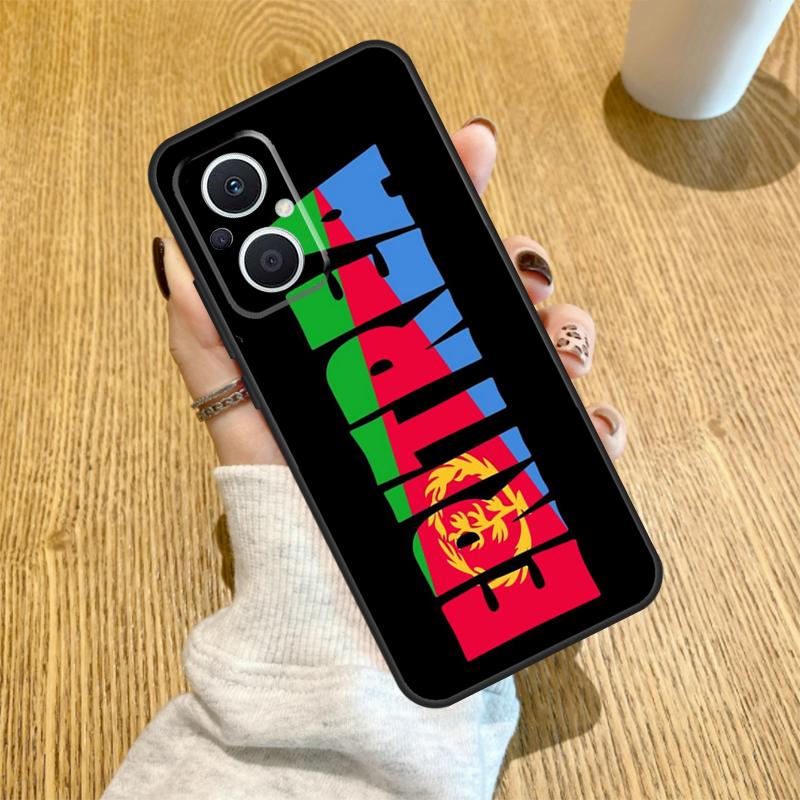 

Чехол с флагом Эритреи для OPPO Reno 10 11 12 13 14 Pro 14F 13F 12F 11F 7 8 Lite Чехол OPPO Find X5 X8 X9 Pro OPPO Reno12 F