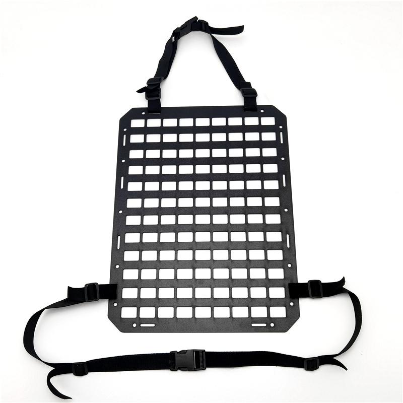 Vehicle Seat Back Organizer Tactical Molle Panel for Modular Storage ABS Plastic Car Interior Accessories