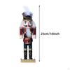 Nutcracker Figurine Ornament Crafts Statue for Living Room Shop Window Bedroom Parties