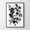 Abstract Poster Black and White