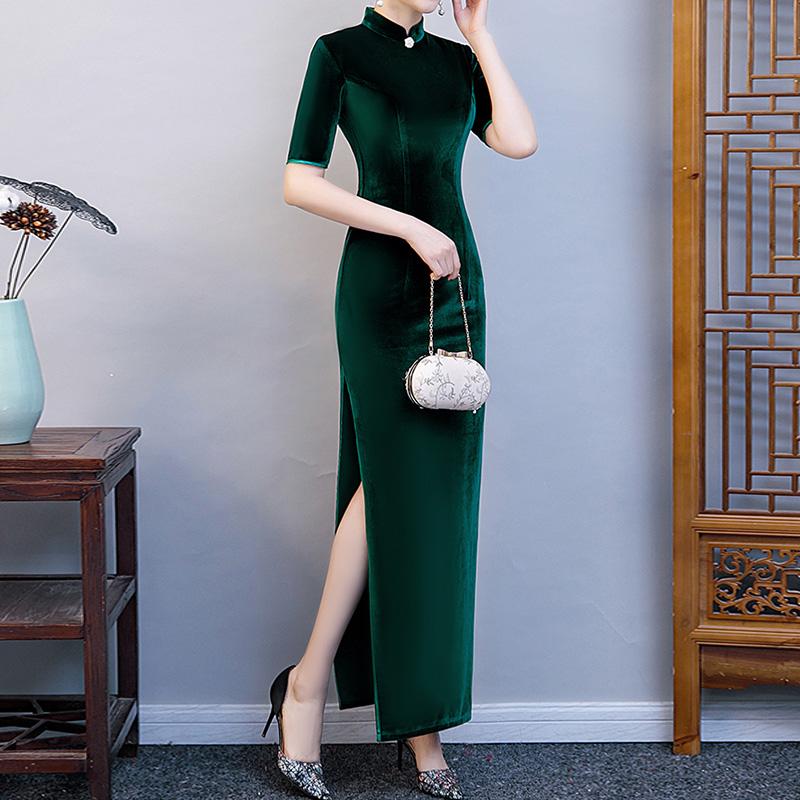 1,4 m breit Maulbeerseide Echt Samt Stoff Einfarbig Cheongsam Kleid Gold Samt Stoff Hochwertiger Hautfreundlicher Bekleidungsstoff