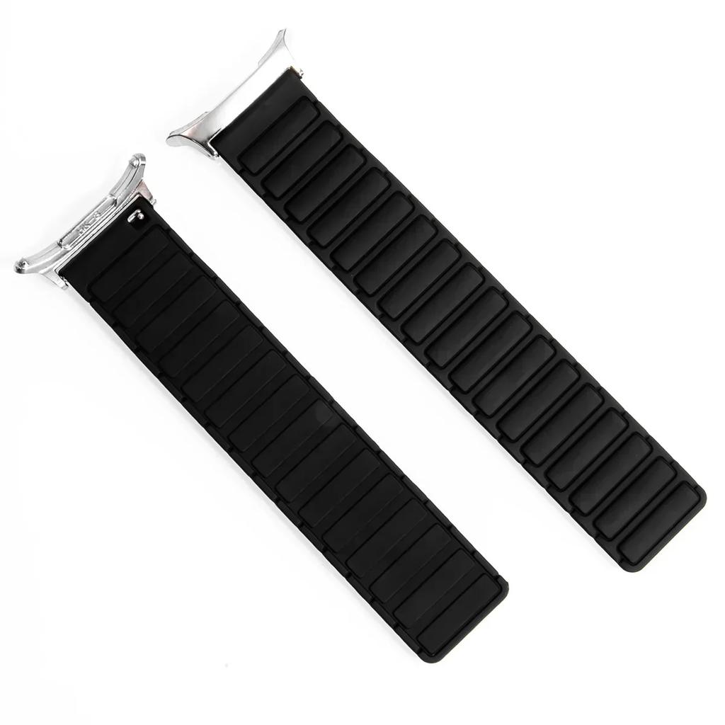 Magnetic Silicone Strap for Samsung Galaxy Watch 7 Ultra 47mm No Gaps Sport Band Bracelet for Galaxy Watch Ultra 47mm Wristband