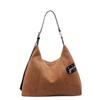 Vintage Underarm Bag Women's Tote Bag Large Capacity Solid Color Shoulder Bag
