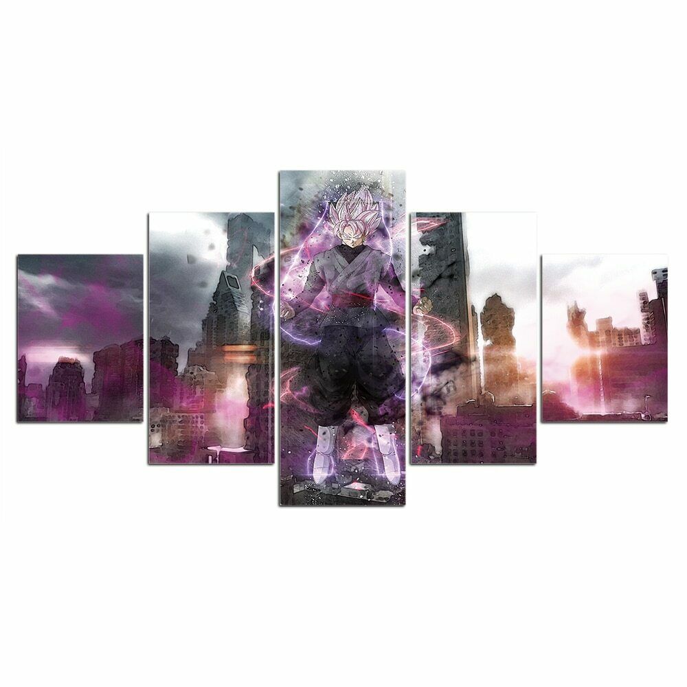 

5Pcs Z Anime Modern Decor Canvas Wall Art 5 Pieces Poster Home Decor No Framed Room Decor Paintings Abstract