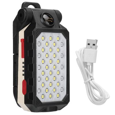 Lampa de lucru LED portabilă, reîncărcabilă USB, pliabilă, lanternă cu magnet pentru mașină