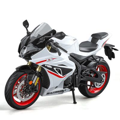 גודל גדול 1/9 סוזוקי GSX-1000R מודל אופנוע מירוץ סגסוגת יציקות רחוב מודל אופנוע ספורט סימולציה צעצועי ילדים מתנות