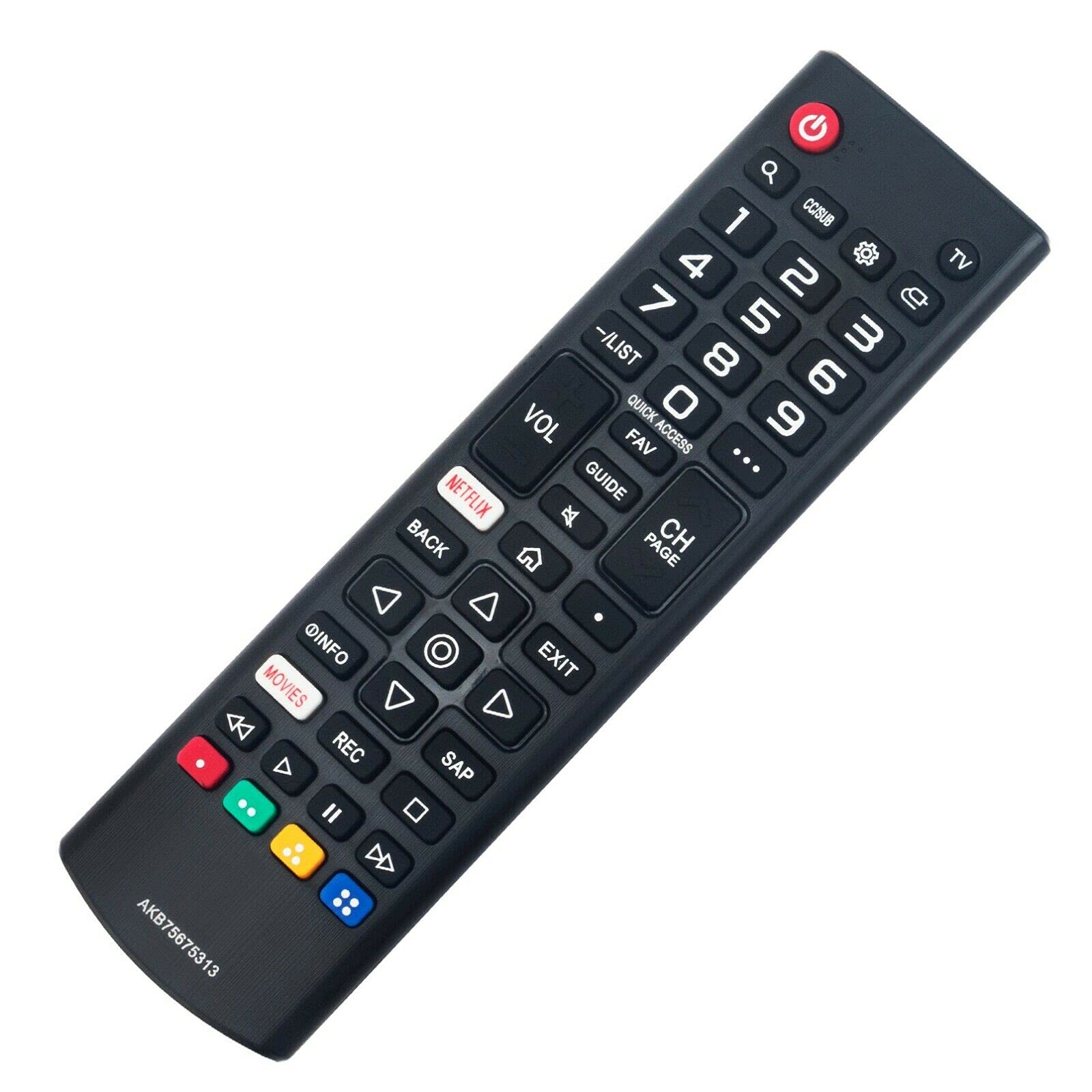 

AKB75675313 For LG TV Remote Control Infrared Wireless Replacement Controller A