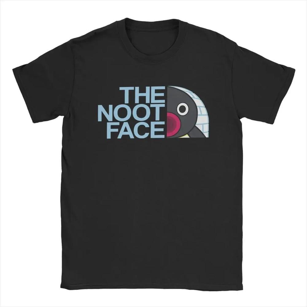 

The Noot Face Men T Shirt Novelty Tees Short Sleeve Crew Neck T-Shirts Pure Cott Unisex T-Shirt XXXL