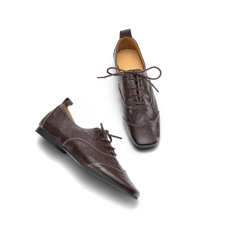 Dimanyu Women Flat Shoes Genuine Leather