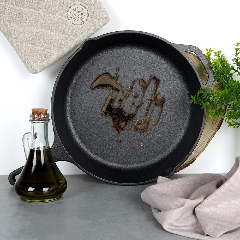 Cast Iron Frying Pan with Silicone Cover CAST LINE 25 Cm