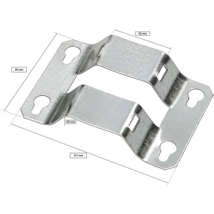 KOTARBAU® Support Mural 0 À 380 Mm Pour Vase D'Expansion Réservoir De Compensation