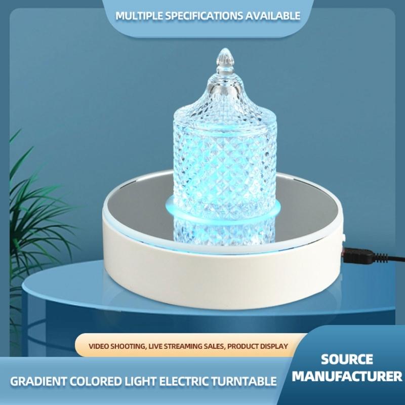 360 Degree Motorized Turntable Rotating Display Stand Electric Display Turntable for Photography Products and Shows